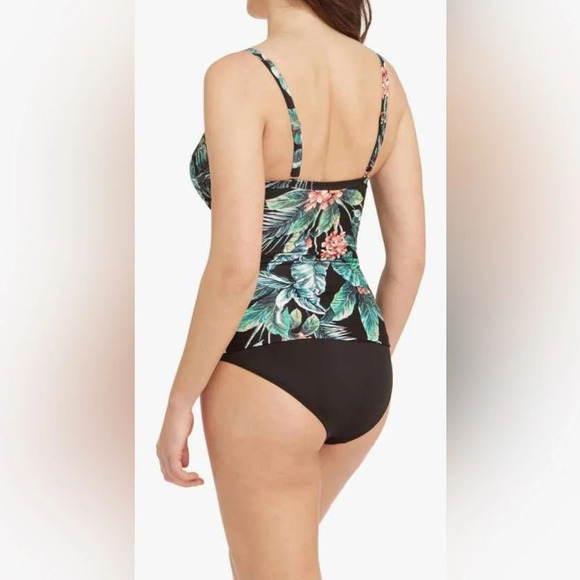 Sea Level Australia Tango DD/E cup bralette Singlet black tankini swim top - Picture 2 of 16
